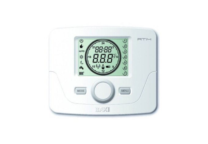 Termostat BAXI Regulácia BaP s týždenným programovaním drôtová Termostat BAXI Regulácia BaP s týždenným programovaním drôtová