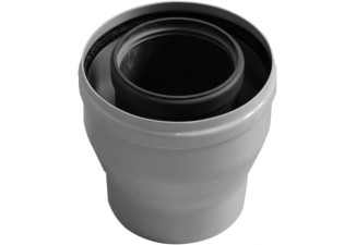 BAXI Redukcia koaxiálna DN60/100-80/125 pre kondenz. kotly BAXI Redukcia koaxiálna DN60/100-80/125 pre kondenz. kotly
