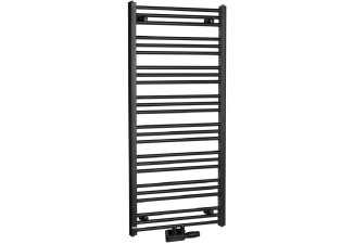 Radiátor rebrík rovný 600/1250 kombi Čierny Bruckner Albrecht