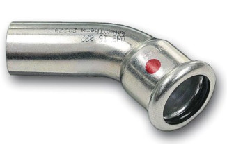 SANHA THERM Koleno 28/45° vnut/von lisov. oceľ 24001A SANHA THERM Koleno 28/45° vnut/von lisov. oceľ 24001A