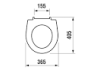 JIKA LYRA WC doska duroplast biela H8933803000631