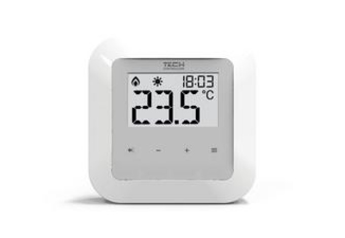TECH Termostat izbový EU-RI-1 s RS komunikáciou drôtový TECH Termostat izbový EU-RI-1 s RS komunikáciou drôtový