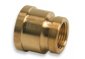 Nátrubok mosadz reduk. DN25x15 FF, 1x1/2 coll, PN16 Novaservis