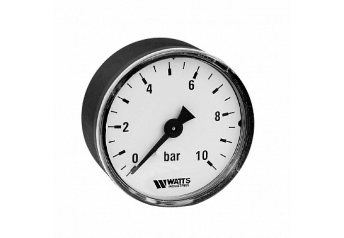 Manometer 0-10 bar zadný DN8, 1/4 Watts Manometer 0-10 bar zadný DN8, 1/4 Watts
