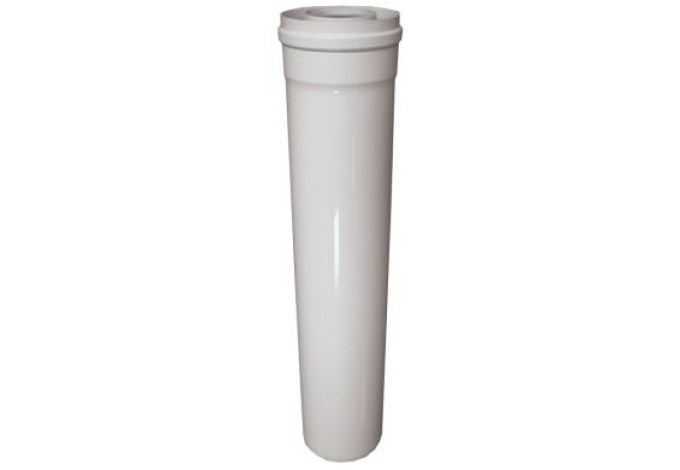 Predĺženie koaxiálne Plast/plech 80/125 1m Ricom Predĺženie koaxiálne Plast/plech 80/125 1m Ricom