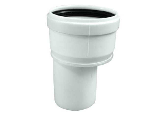 Adaptér Plast z 60 na 80 excentrický biely Ricom Adaptér Plast z 60 na 80 excentrický biely Ricom
