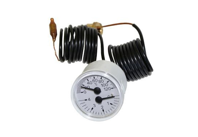 Termomanometer 0-120°C, 0-4bar pre kotly Termomanometer 0-120°C, 0-4bar pre kotly