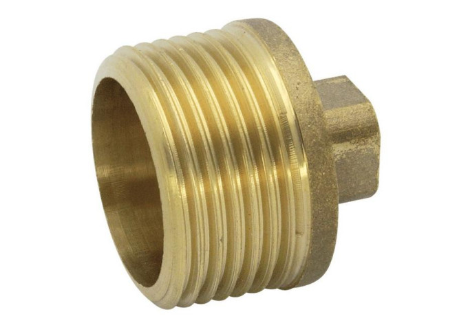 Zátka mosadz DN20, M 3/4coll, PN10 Slovarm Zátka mosadz DN20, M 3/4coll, PN10 Slovarm