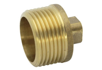 Zátka mosadz DN25, M 1coll, PN10 Slovarm Zátka mosadz DN25, M 1coll, PN10 Slovarm