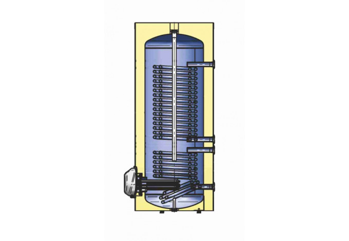 Bojler Elíz EURO 300 D2, 2 ýmenníky pre tepelko, kotol +OT 9kW