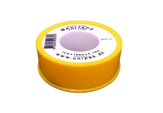 Teflónová páska 12 mm x 0,1 mm, dĺžka 10 m, Teflónová páska 12 mm x 0,1 mm, dĺžka 10 m,